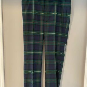 Ralph Lauren Green & Navy Plaid Women's Dress Pants